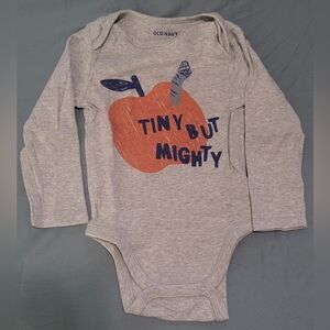 COPY - Old navy long sleeve onsie size 18-24 months